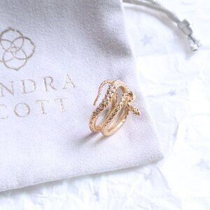 Kendra Scott Vintage Gold Wrap Ring Size 7 🌼 #7